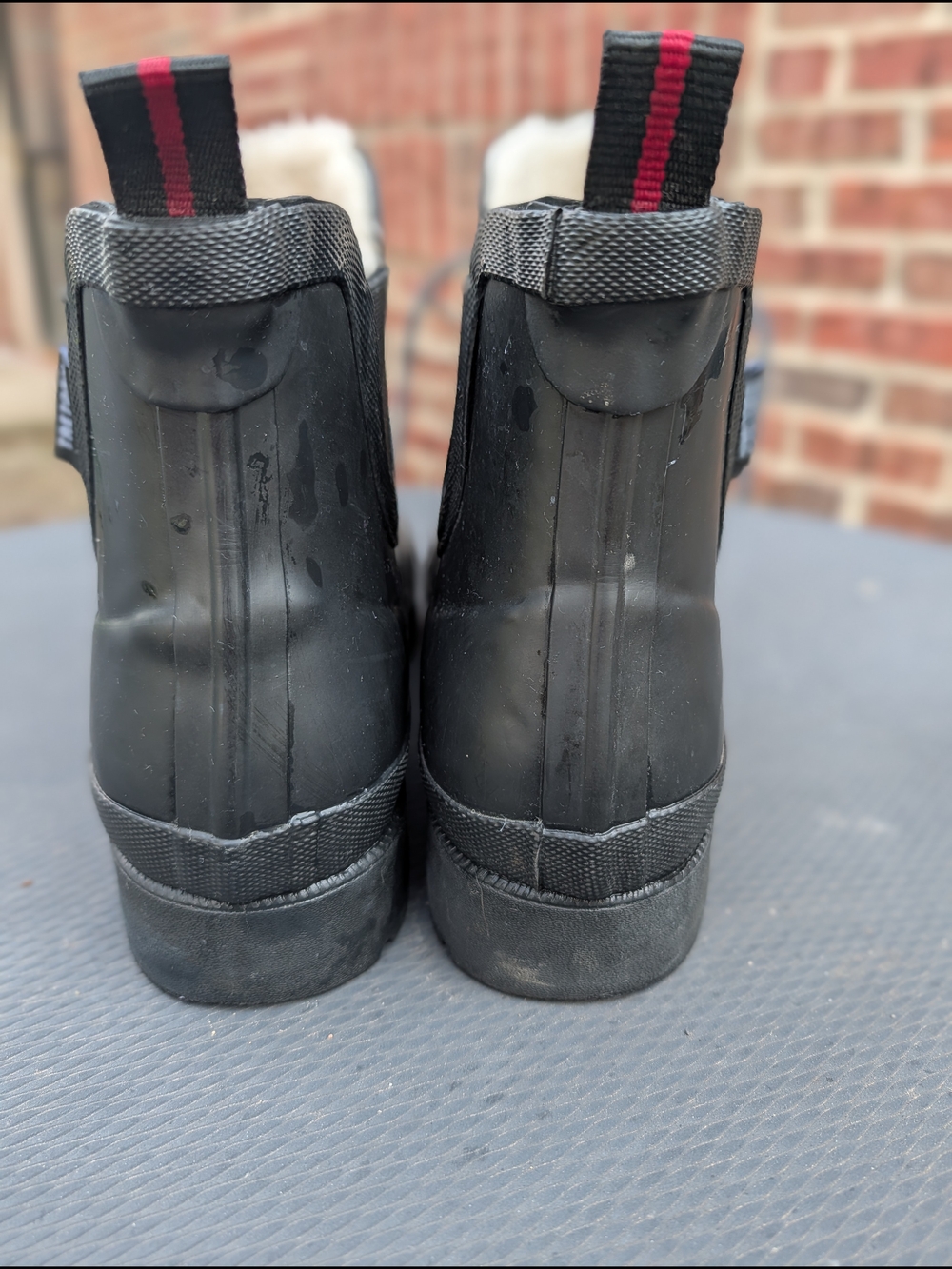 Tretorn Black Short Fleece-Lined Rain Boots (Open To Offers) - Picture 3 of 7